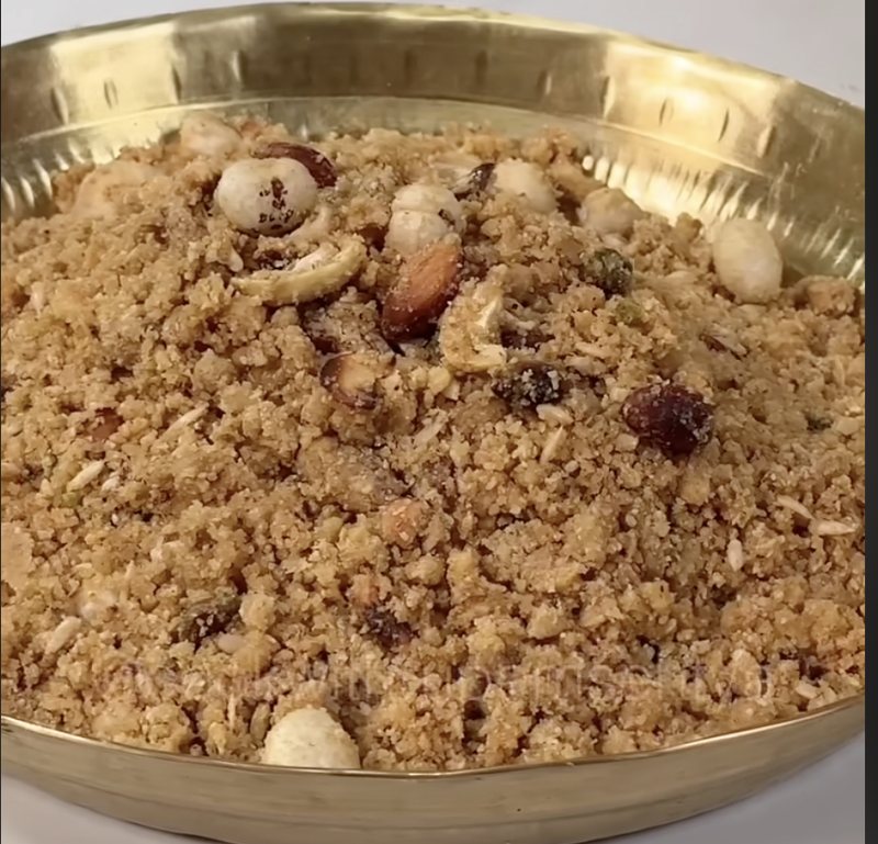 Homemade Panjiri & Laddu